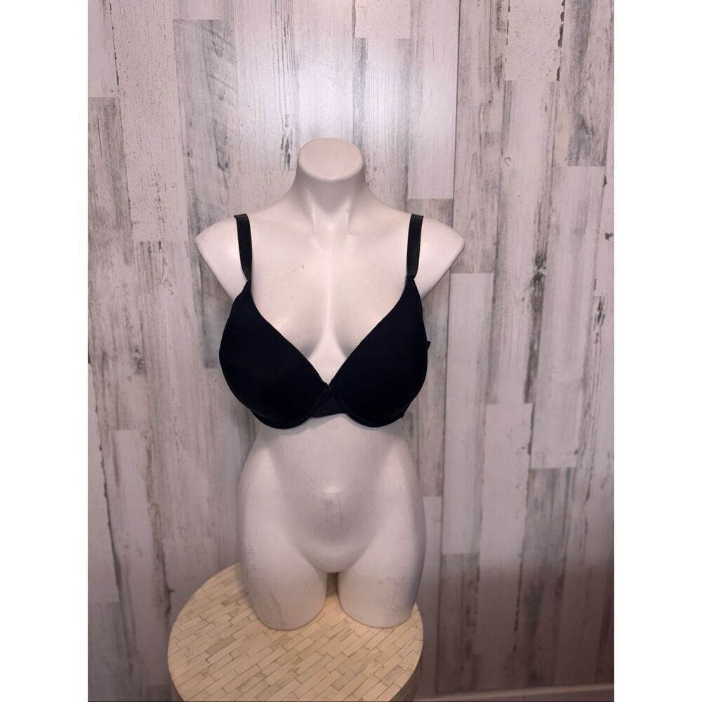 Prima Valentina Intimates Black Underwire Bra Size 40DD Full Coverage T-Shirt Br